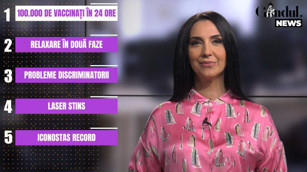 GÂNDUL NEWS. Record de vaccinări în România, în ultimele 24 de ore