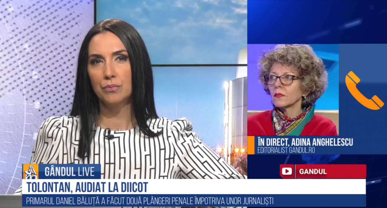 GÂNDUL LIVE. Cătălin Tolontan, chemat pentru audieri la DIICOT. Adina Anghelescu: Vorbim de niște acuzații extrem de grave / Dan Bucura: Este o pată pe obrazul presei