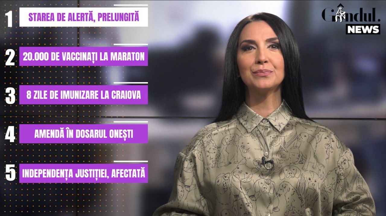GÂNDUL NEWS. Starea de alertă a fost prelungită. Ce măsuri de relaxare s-ar putea implementa de la 1 iunie – VIDEO