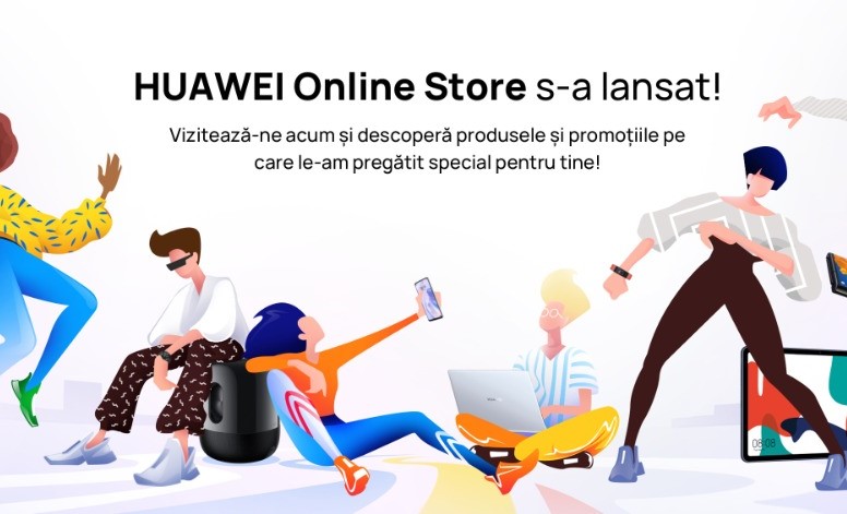 (P) Huawei Online Store oferă fanilor reduceri totale de până la 6.000 de lei sub formă de vouchere, cu ocazia lansării magazinului online propriu
