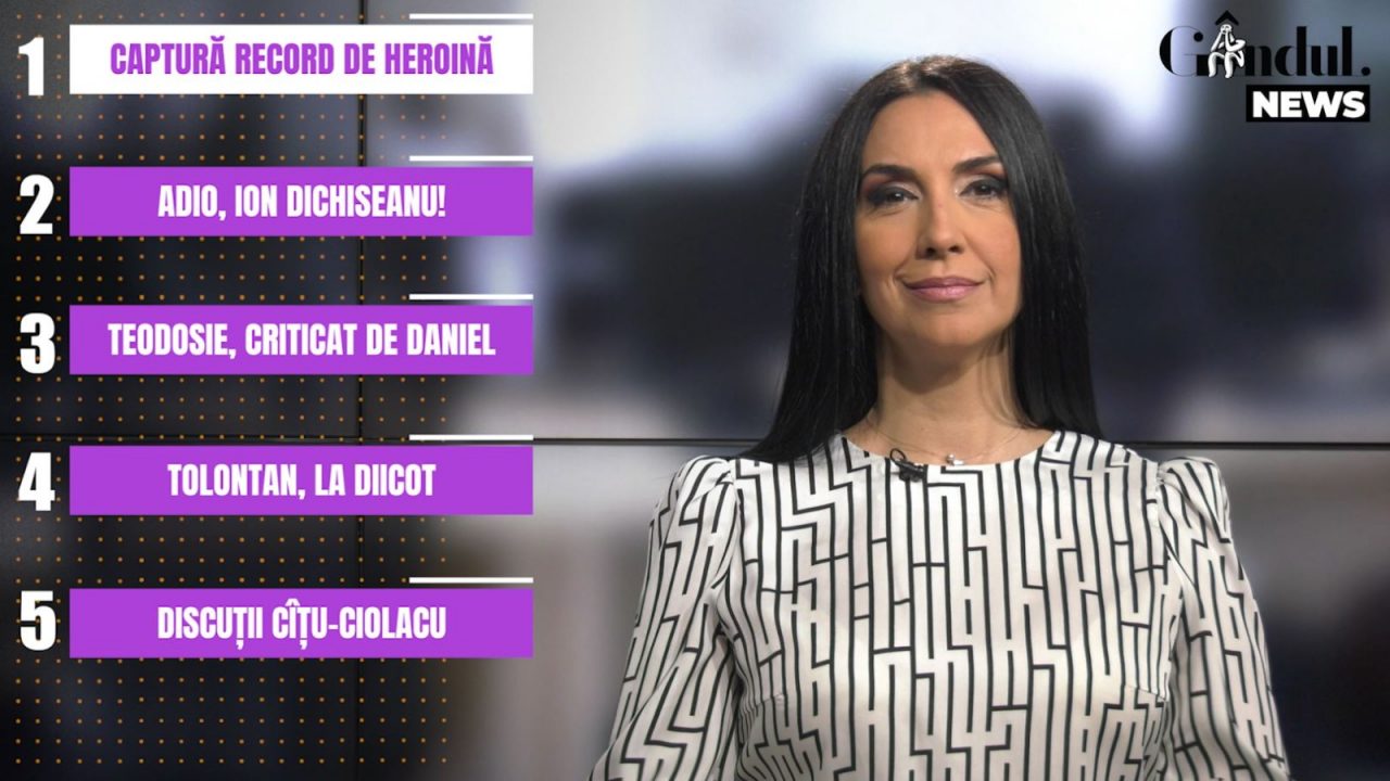 GÂNDUL NEWS. Captură record de droguri în România!