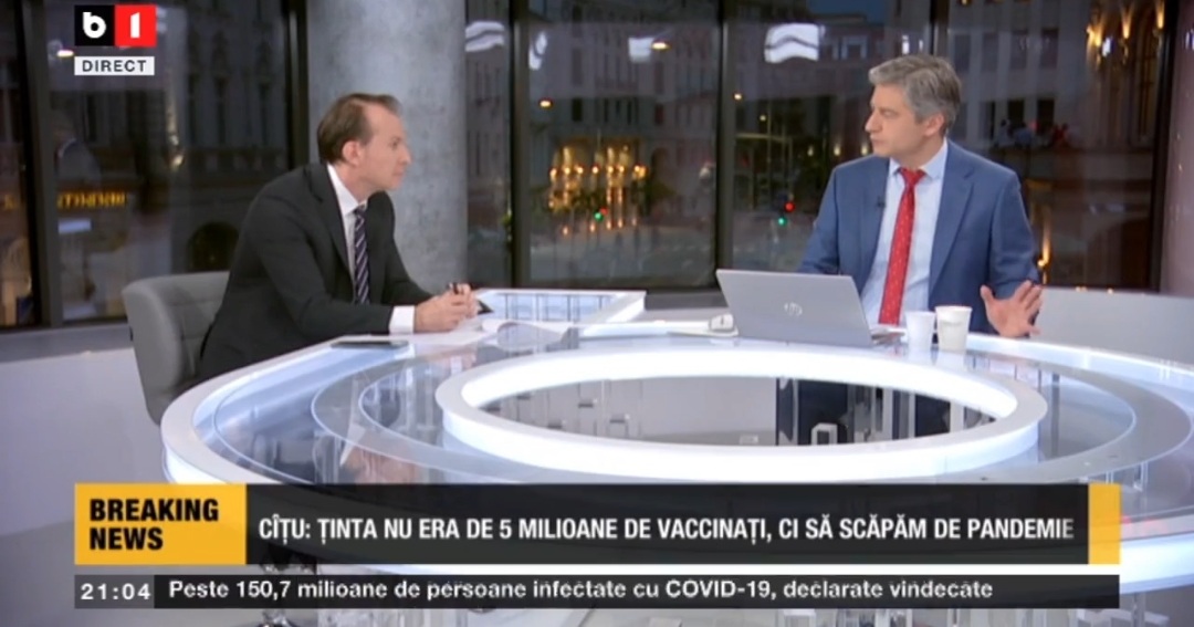 Florin Cîțu, după anunțarea noilor măsuri de relaxare: Nu sunt privilegii, ci încurajări | Ținta nu era de 5 milioane de persoane vaccinate, ci să scăpăm de pandemie – VIDEO