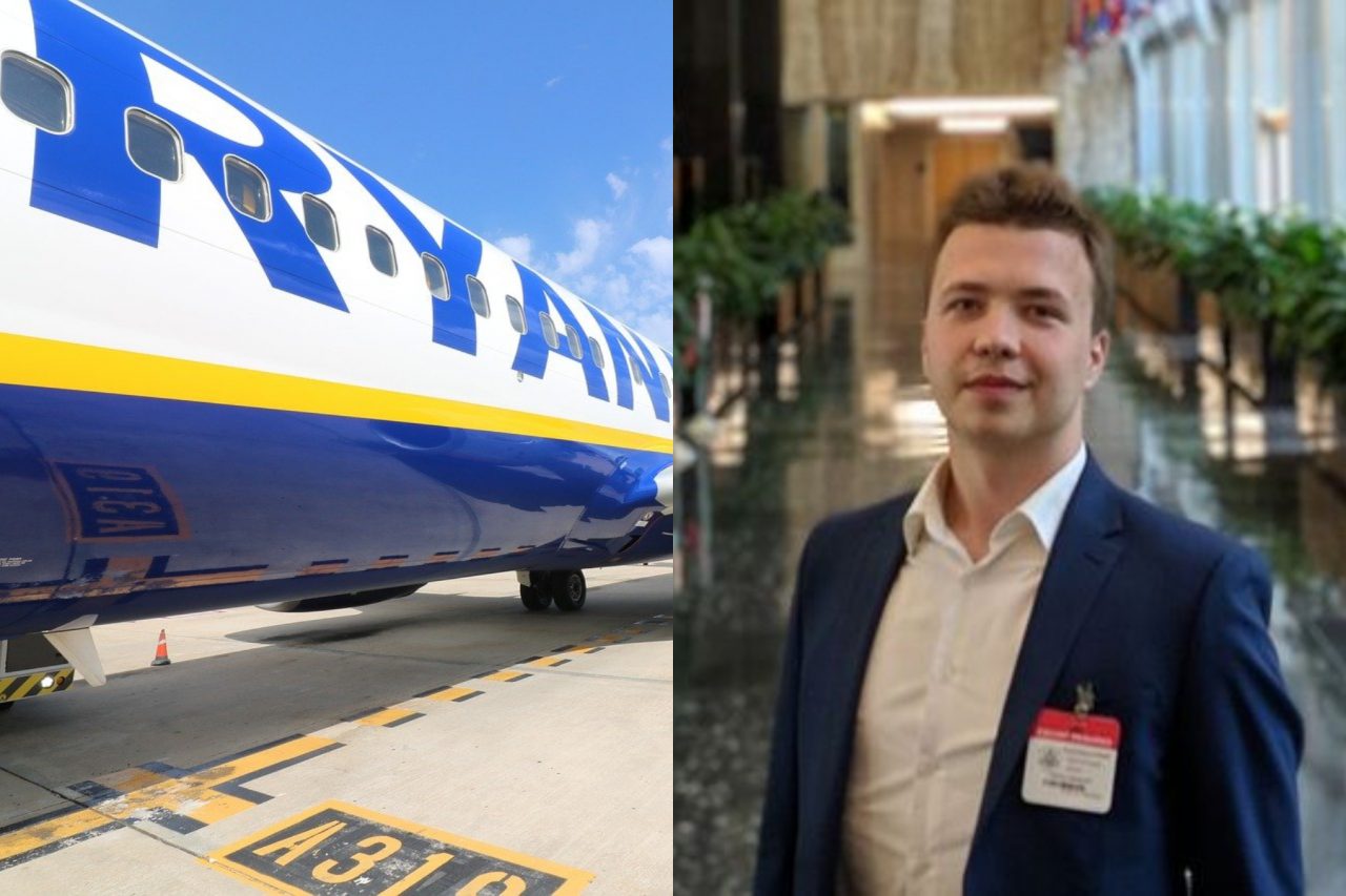 UPDATE – Aeronavă Ryanair deturnată de Belarus, pentru arestarea unui jurnalist opozant. Ambasadorul acestei țări la București va fi convocat, luni, la MAE