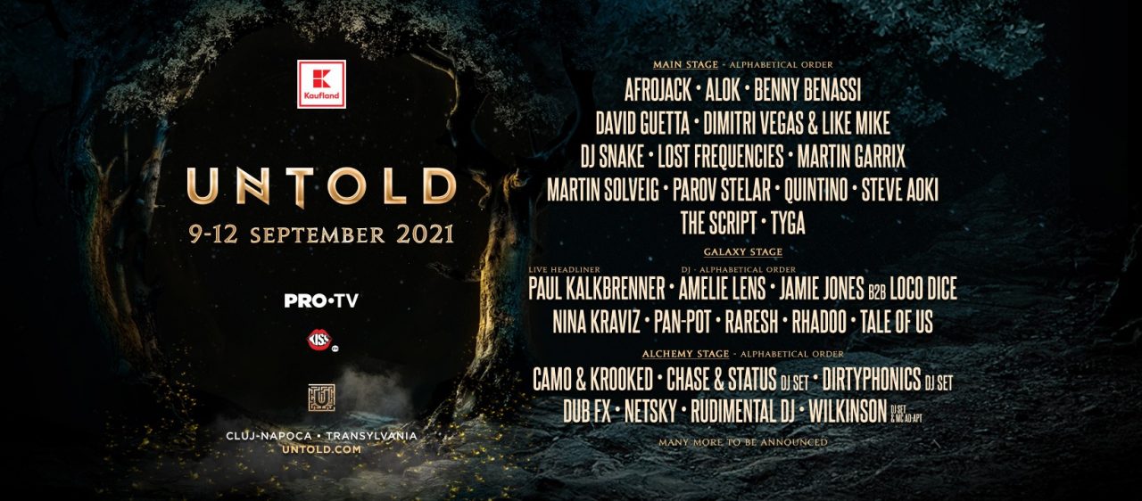 Untold 2021. Primii artiști confirmați