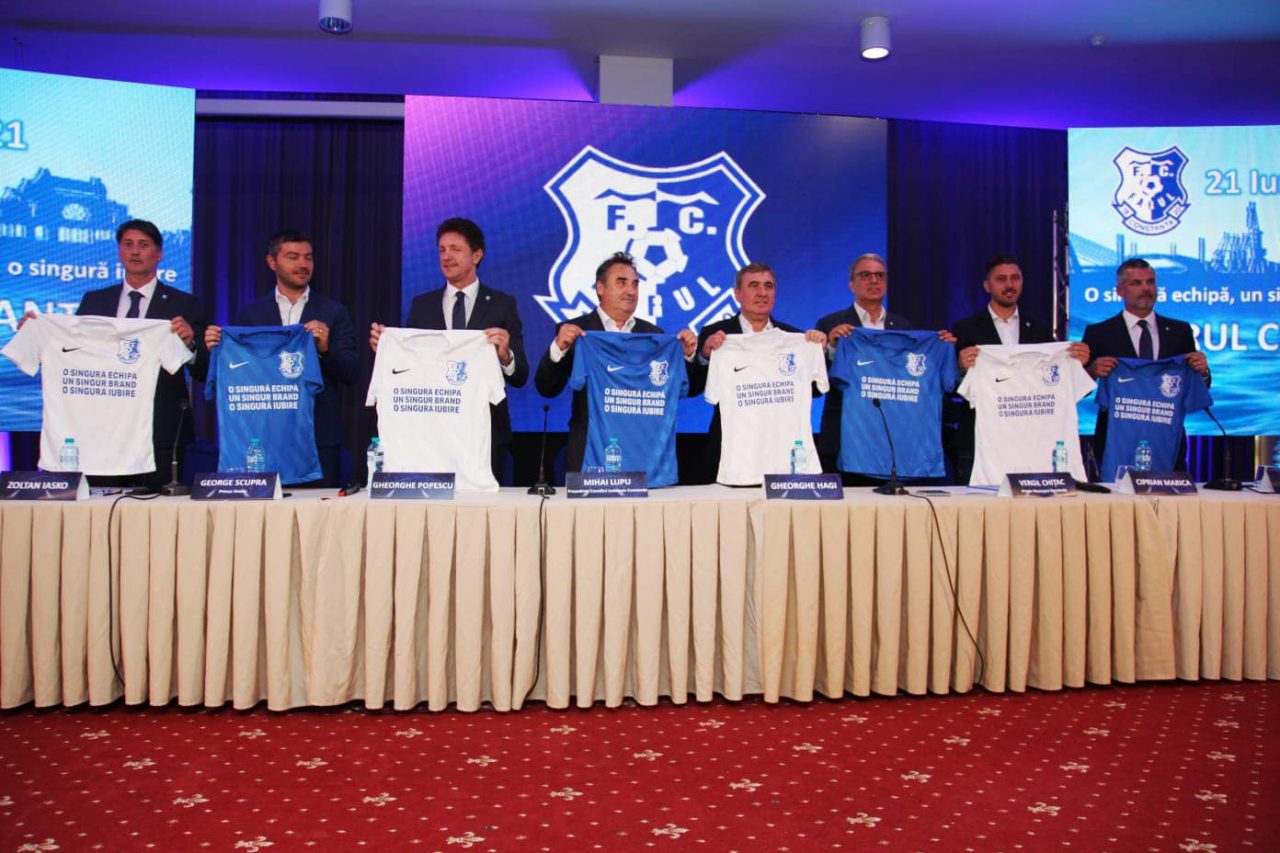 Farul și Viitorul au fuzionat. Cum se va numi noul club de fotbal din Constanța și cine sunt patronii. Hagi, antrenor