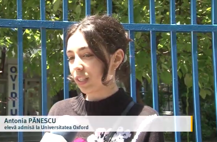 O elevă olimpică din Constanța a fost admisă la Universitatea Oxford, dar nu are bani pentru taxele şcolare. Termenul limită este 25 iunie 2021 (VIDEO)