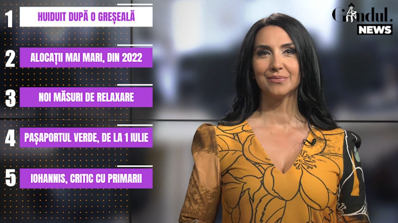 GÂNDUL NEWS. Guvernul a decis prelungirea stării de alertă și implementarea unor noi măsuri de relaxare – VIDEO