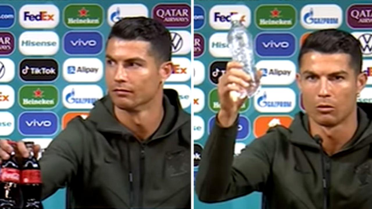 VIDEO | Coca-Cola a pierdut 4 miliarde de dolari, după gestul lui Ronaldo de la EURO 2020: „Beți apă!”
