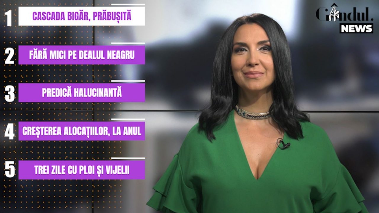 GÂNDUL NEWS. Cascada Bigăr s-a prăbușit!