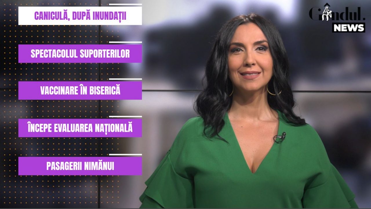 GÂNDUL NEWS. Cod portocaliu de ploi severe și furtuni în mai multe județe din țară – VIDEO