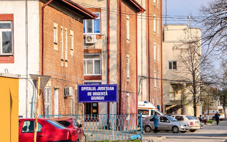 Un pacient a murit după ce a căzut de la etajul trei al Spitalului Județean de Urgență Giurgiu