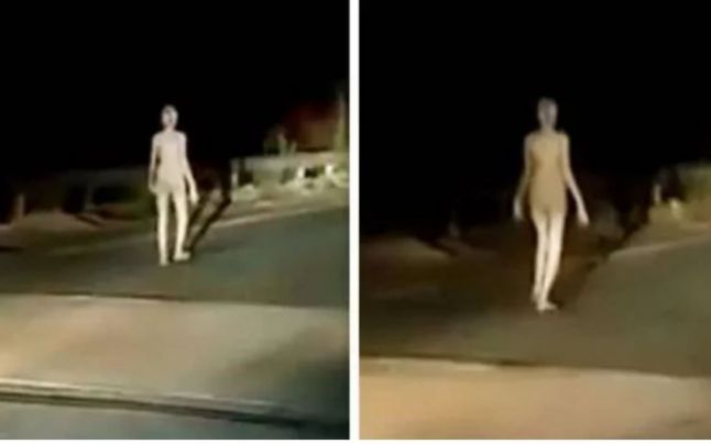 Imaginile care au împărțit internetul în două: Extraterestru, fantomă sau o persoană fără haine? (VIDEO)