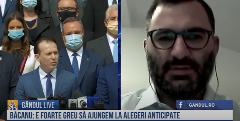 GÂNDUL LIVE. Cristian Băcanu, deputat PNL: Nu voi vota niciodată un guvern PSD. PSD este continuatorul comunismului