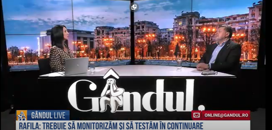GÂNDUL LIVE. Alexandru Rafila: „Vaccinăm un sfert din populație și spunem că e un succes” | Ce spune deputatul PSD despre valul 4 al pandemiei – VIDEO