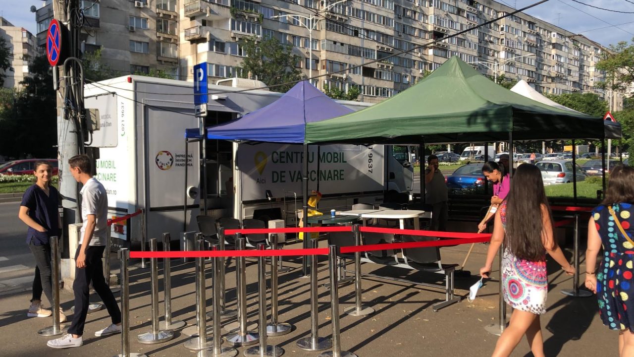 Un nou centru de vaccinare la Piața Veteranilor din București