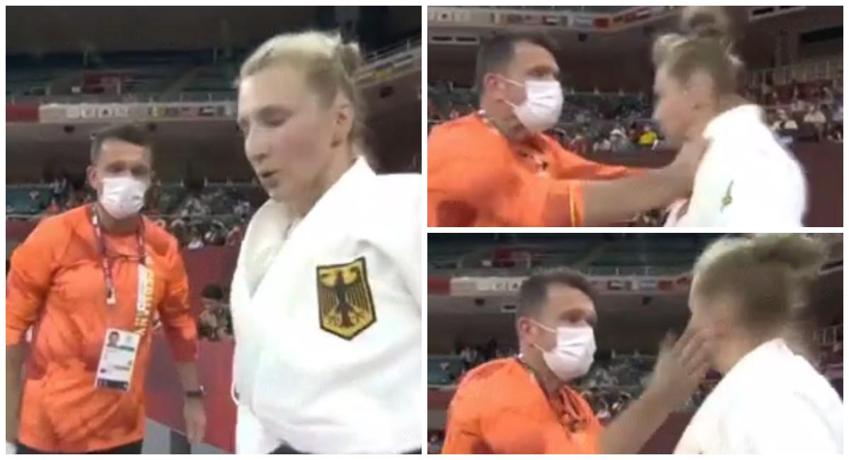 O luptătoare de judo din Germania a fost pălmuită de antrenorul său înaintea unei lupte de la Jocurile Olimpice