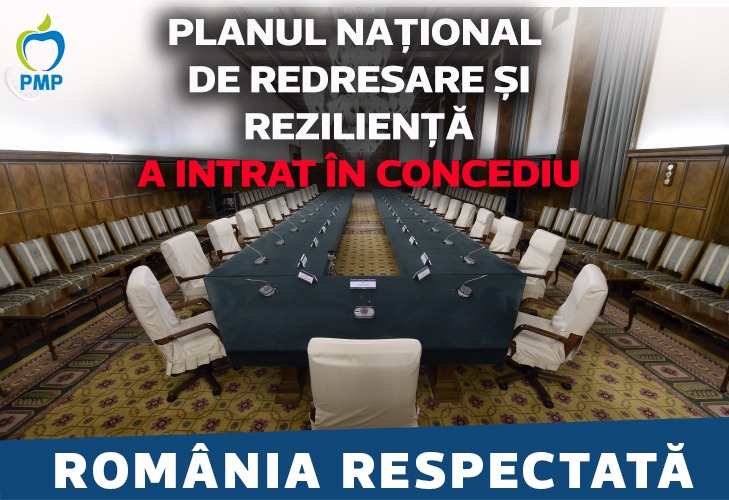 PMP: „Guvernul este în concediu, PNRR mai așteaptă”