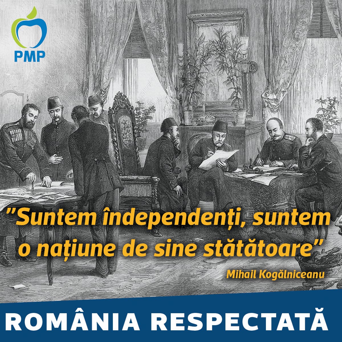 Cristian Diaconescu (PMP): Recunoașterea suveranității naționale, câștigate cu sânge pe câmpul de luptă