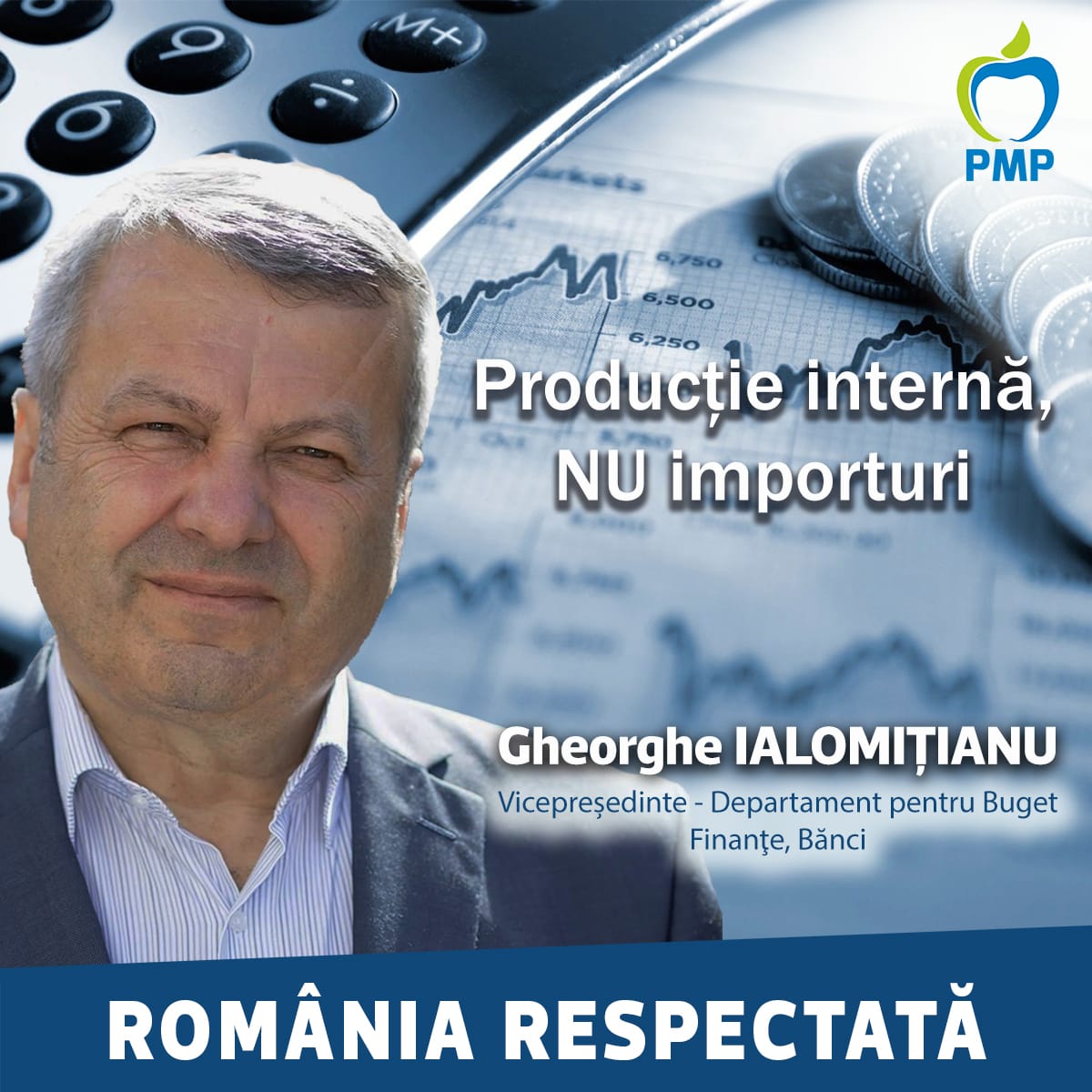 Gheorghe Ialomițianu , vicepreședinte PMP: Luați măsuri! România se „scufundă”, încet și sigur!