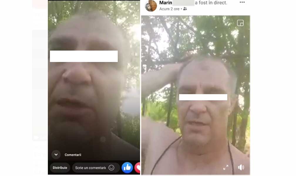Un bărbat din Găeşti a încercat să se sinucidă, live pe Facebook