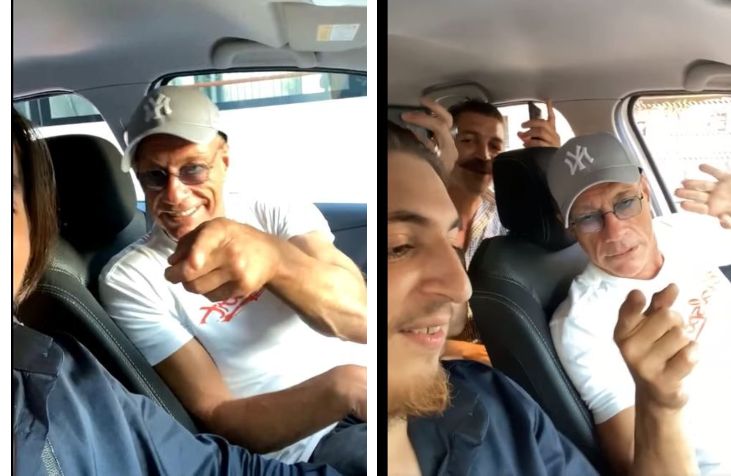 VIDEO| Jean Claude Van Damme se distrează pe ritmuri de manele cu mai mulți români. Celebrul actor, în vizită în România