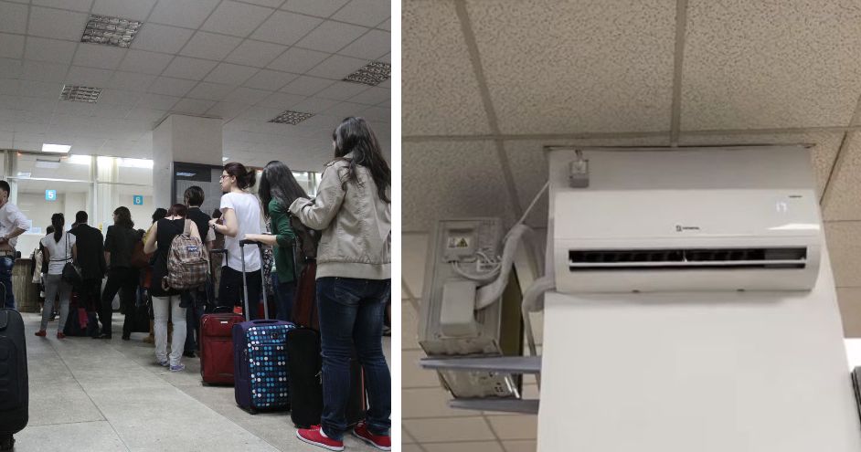 VIDEO. Imagini incredibile din Gara de Nord. Cum au fost amplasate aparatele de aer condiționat