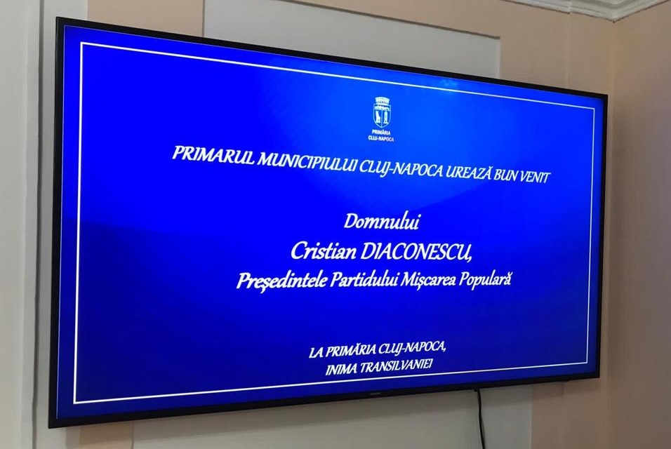 Cristian Diaconescu, întâlnire cu primarul Emil Boc: ”Am discutat cu un adevărat politician de anvergură”