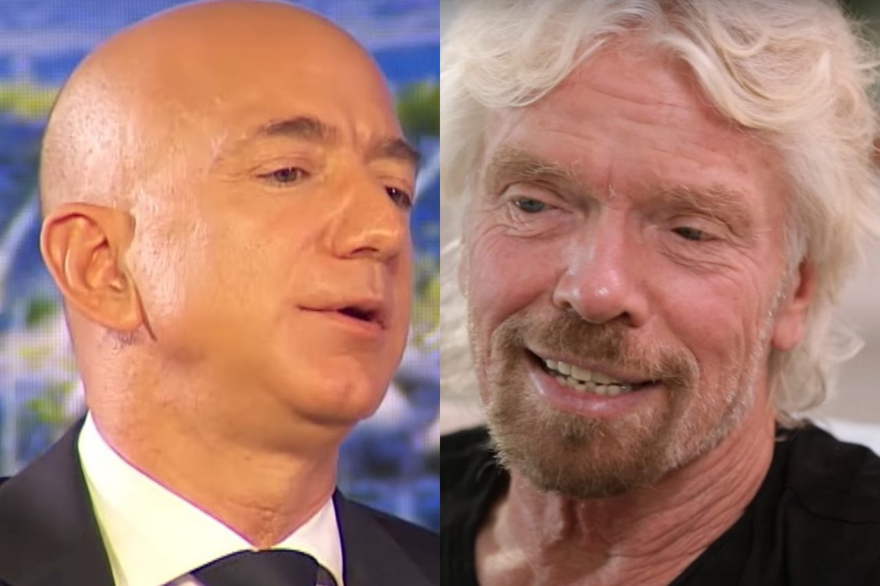 Jeff Bezos, „devansat” de Richard Branson în cursa spațială / Cine este femeia de 82 de ani care va zbura în spațiu alături de miliardarul de la Amazon