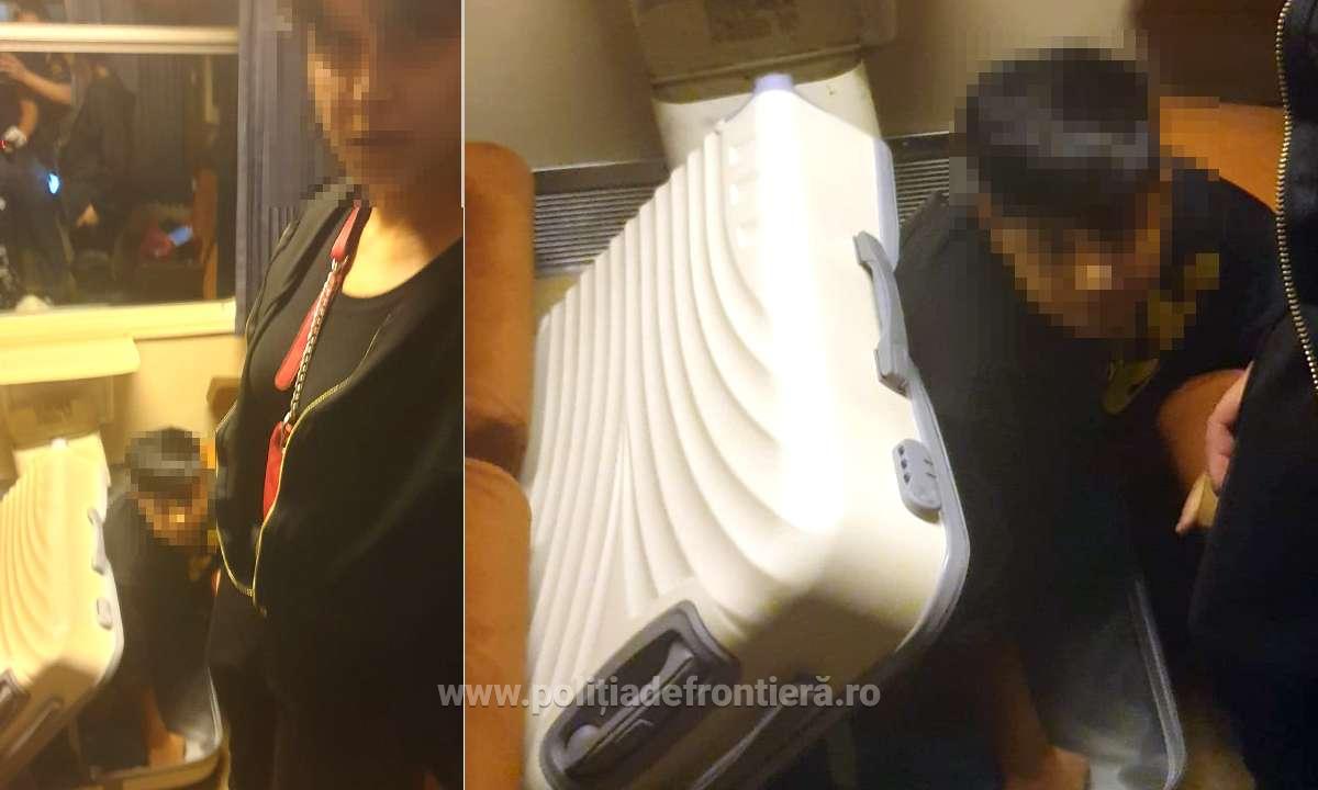Descoperire surprinzătoare în vama Curtici: Un adolescent afgan a fost găsit în geamantanul unei femei. Alți 18 migranți, descoperiți la granița cu Ungaria | VIDEO