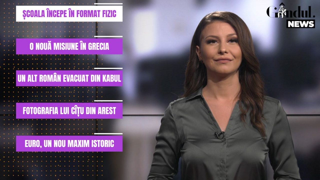 GÂNDUL NEWS. Școala începe în data de 13 septembrie cu prezență fizică și mască obligatorie