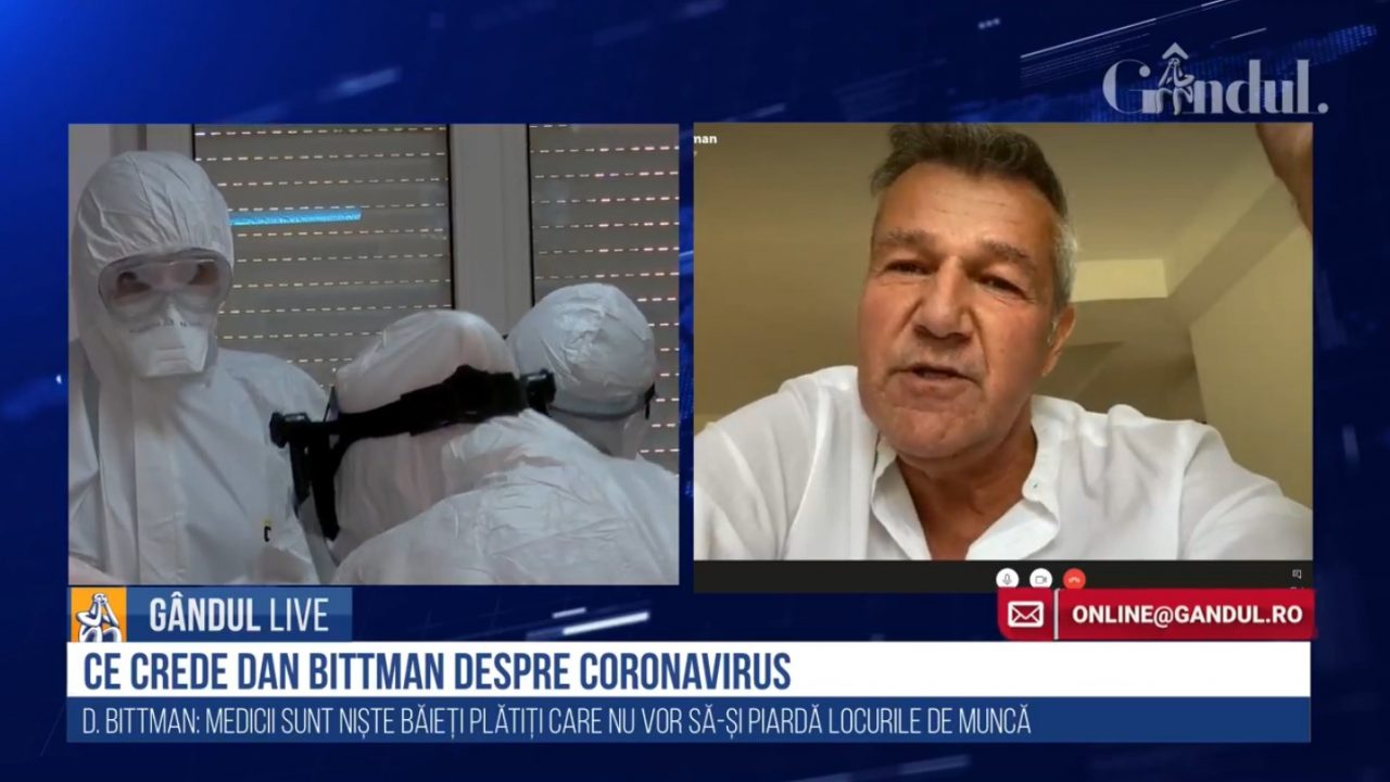 Dan Bittman a răbufnit din nou: „Vaccinul nu face nimic, iar Fauci este un idiot. Pandemia nu prea a fost”
