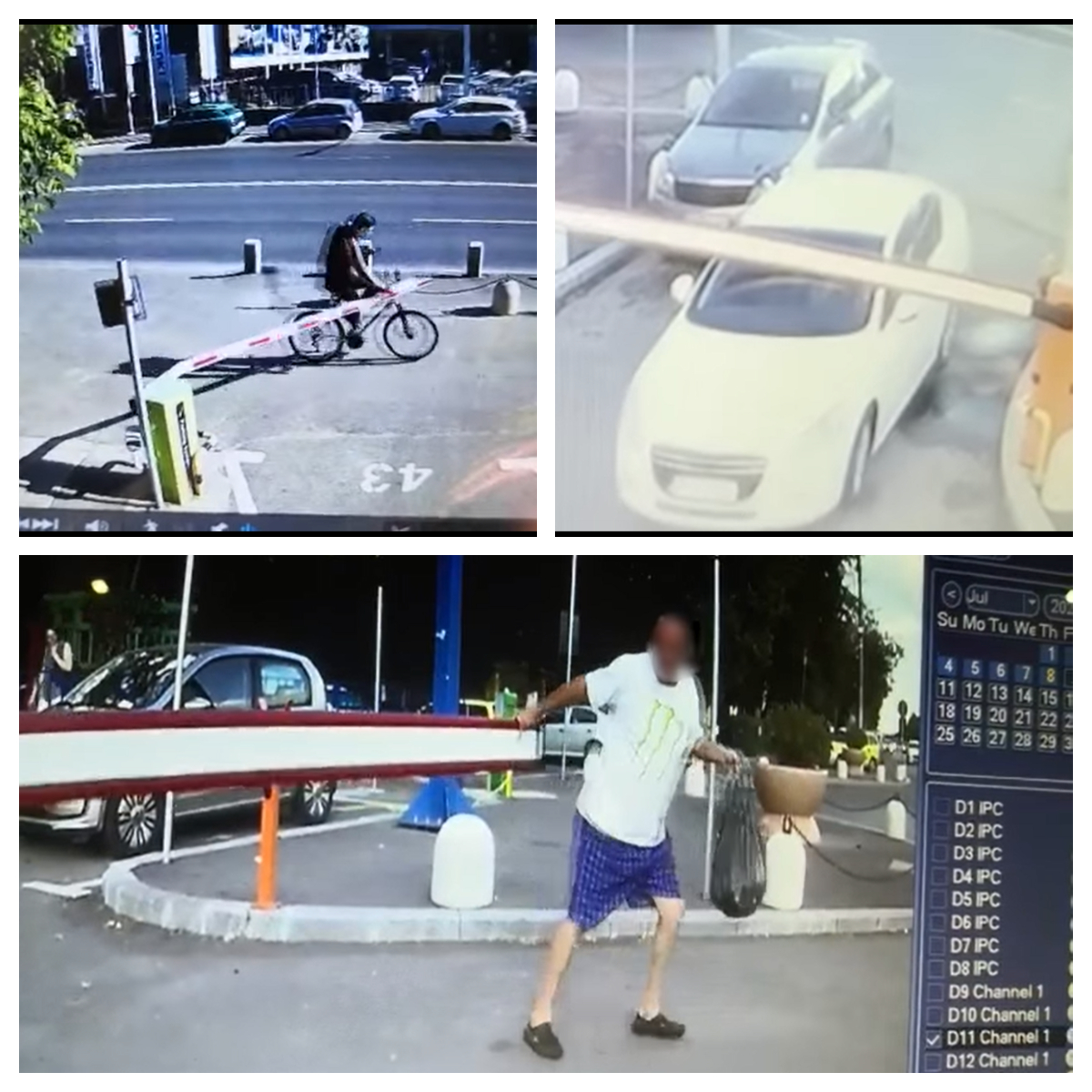 Barierele din parcările cu plată ale Sectorului 4, distruse de bucureșteni (FOTO/VIDEO)