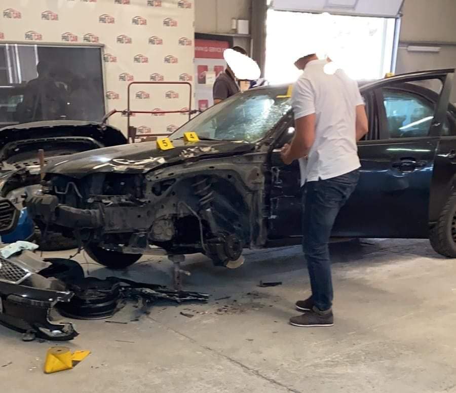 Cetățean grec, arestat în România după ce a accidentat mortal un motociclist în Bulgaria. Bărbatul încerca să-și repare mașina într-un service auto din Jilava (FOTO)