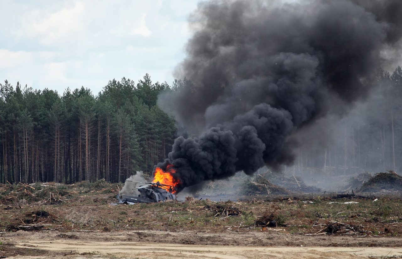 Elicopter prăbușit în Kamceatka, Rusia. 16 persoane se aflau la bord