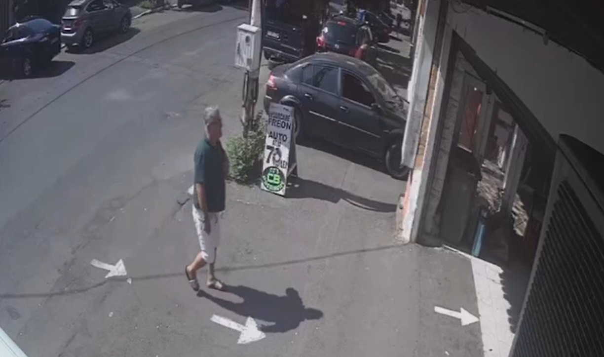 VIDEO | Ultimele minute în libertate ale taximetristul care și-a ucis soția educatoare. Ce a făcut înainte să fie prins în fața unui service auto