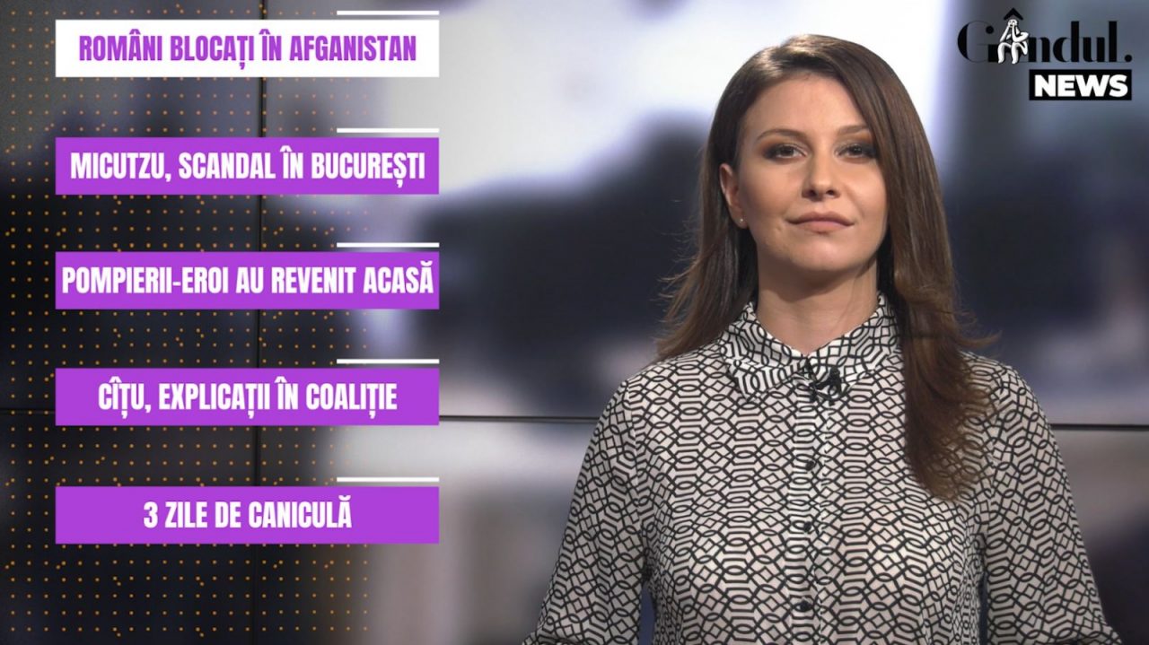 GÂNDUL NEWS. Ne așteaptă alte trei zile de caniculă, dar și ploi torențiale (VIDEO)