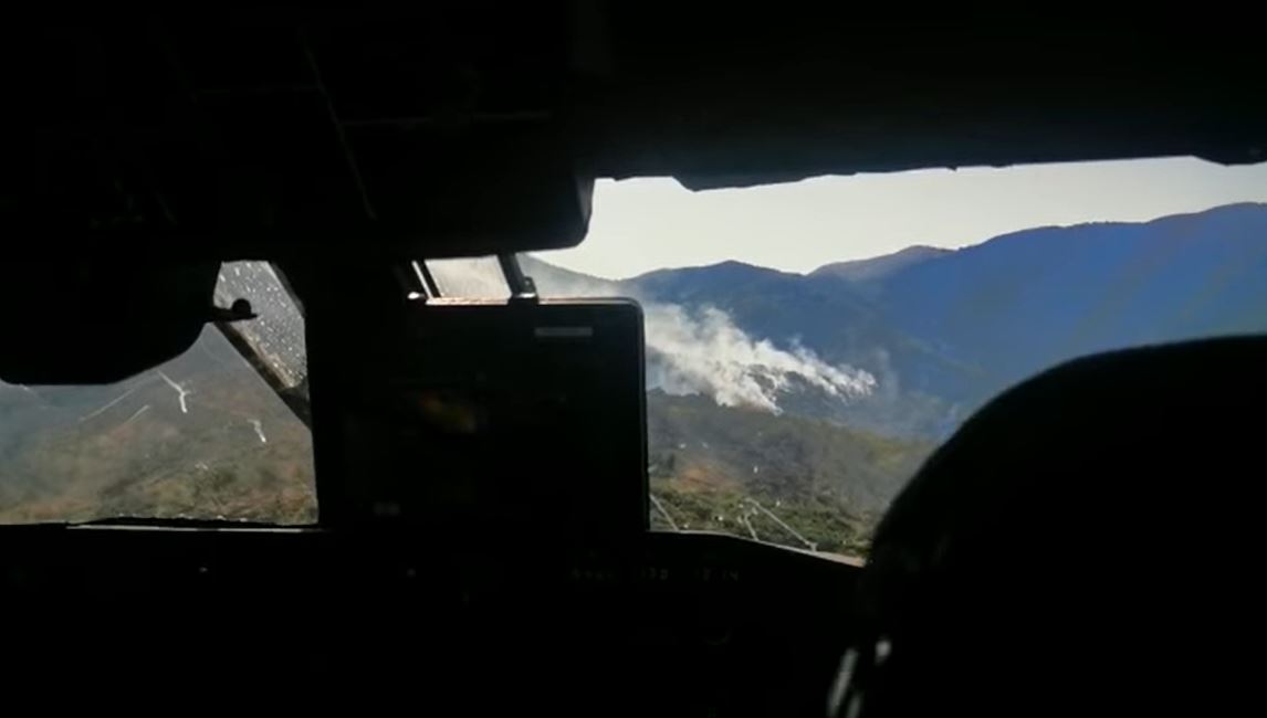 Militarii români au inițiat nouă misiuni de stingere a incendiilor de pădure în Macedonia de Nord