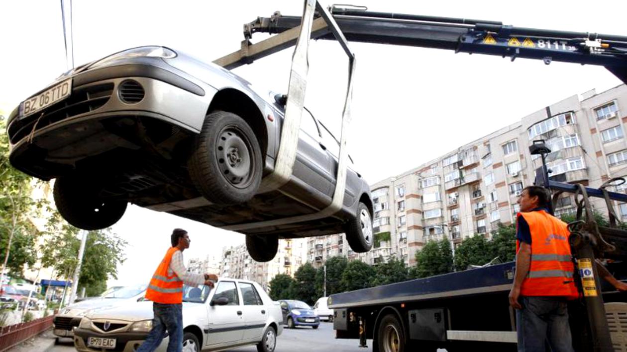 Aproape 1.000 de mașini au fost ridicate în sectorul 4, în ultima lună