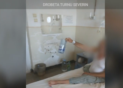 Pacienți bolnavi de TBC, umiliți de condițiile dintr-un spital din Drobeta-Turnu Severin:  Avem bidoane de cinci litri, încălzim apa la soare. Seara ne spălăm în lighean