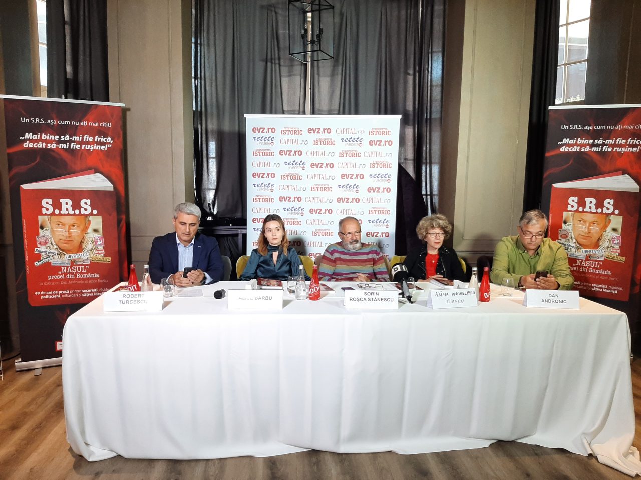 Lansare de carte. Sorin Roșca Stănescu, ”Nașul presei din România”: ”Mai bine să-mi fie frică, decât să-mi fie rușine!”
