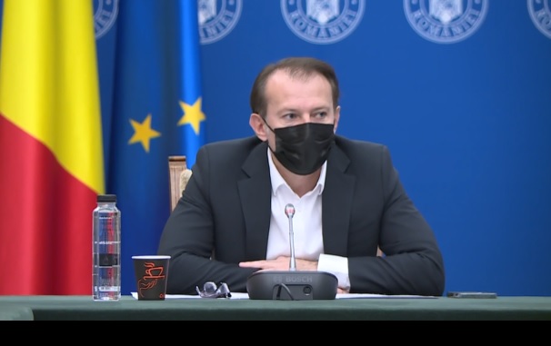 Florin Cîțu: Nevaccinații nu vor mai putea intra în spații închise doar cu test negativ pentru că e risc mare să se îmbolnăvească