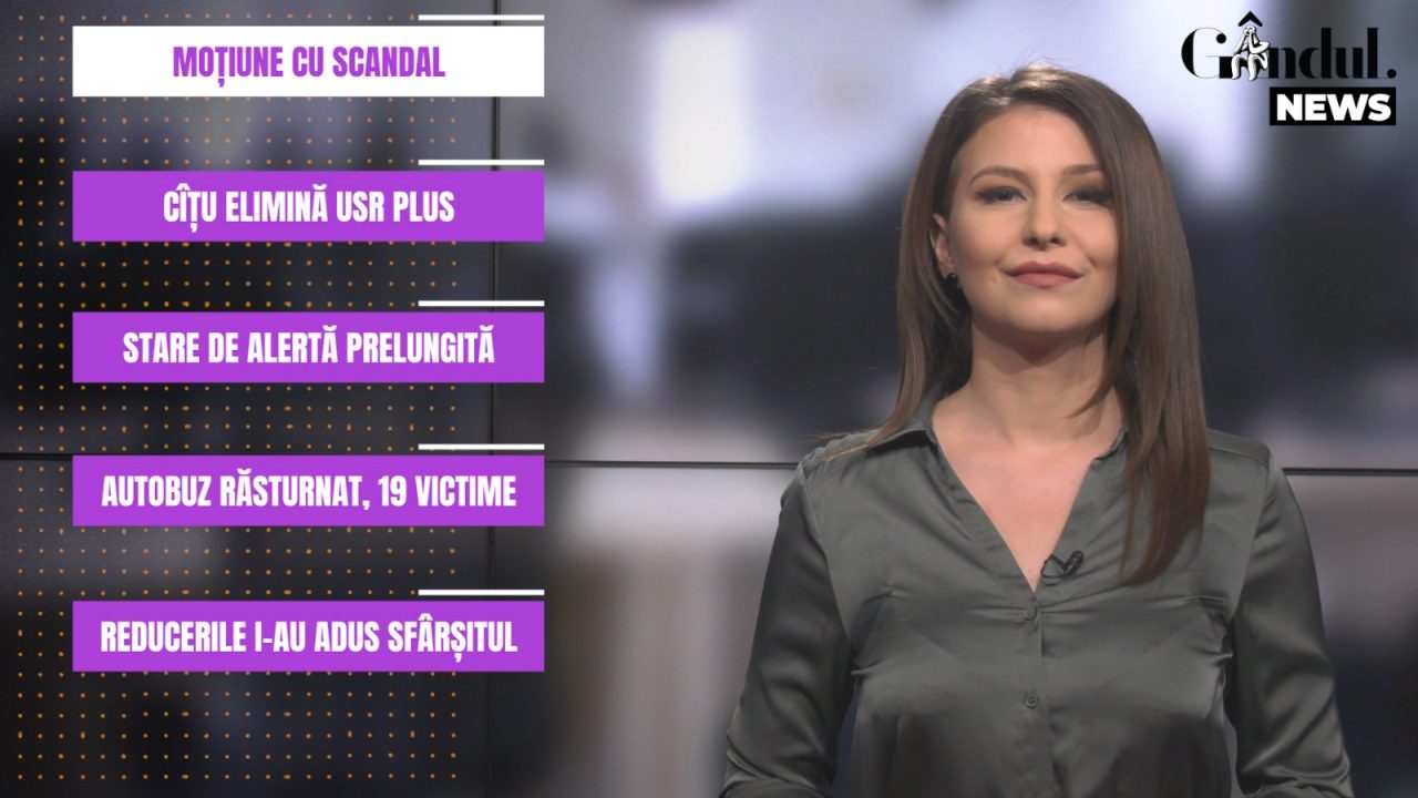 GÂNDUL NEWS. Florin Cîțu alungă USR PLUS din toate structurile executivului