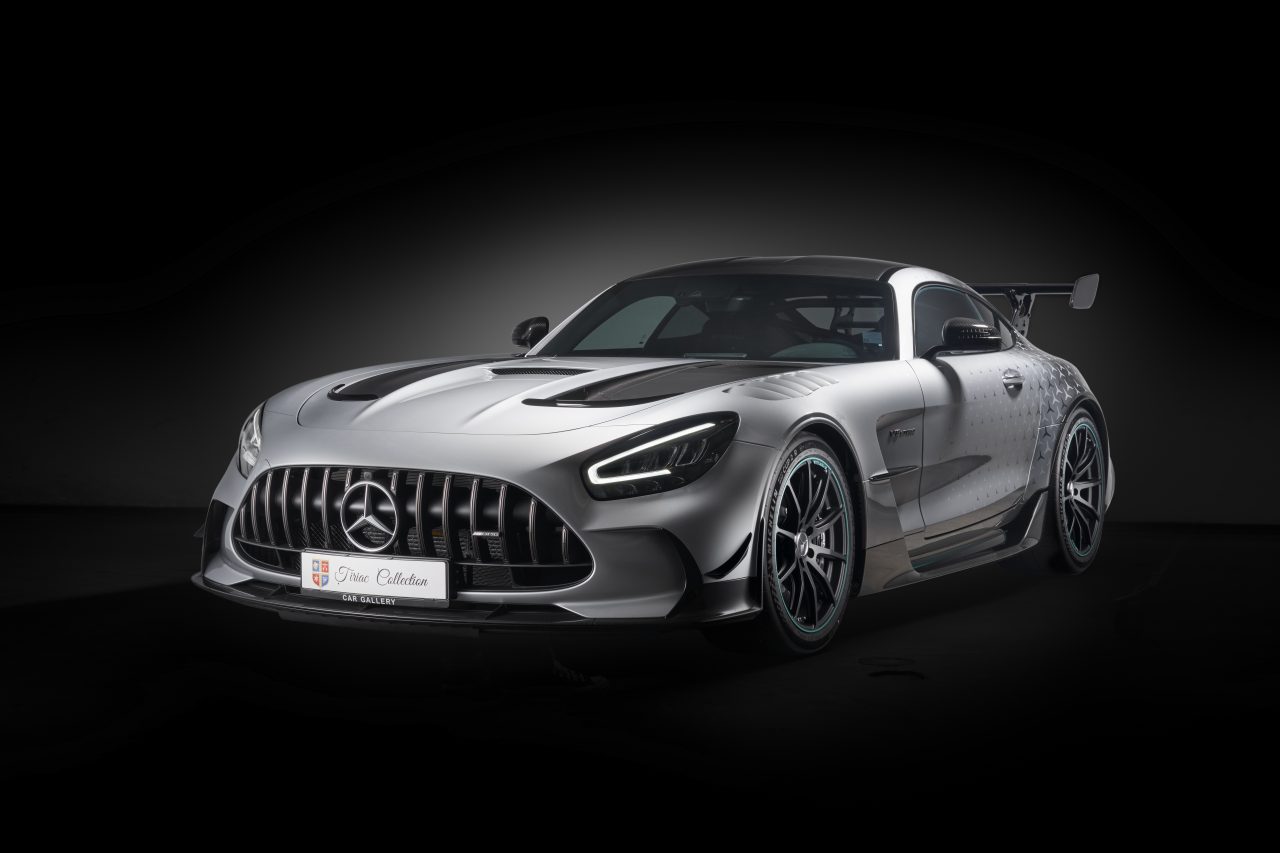 Un Mercedes-Benz AMG GT Black Series produs anul curent, cea mai recentă achiziție auto efectuată de Ion Țiriac pentru colecția sa