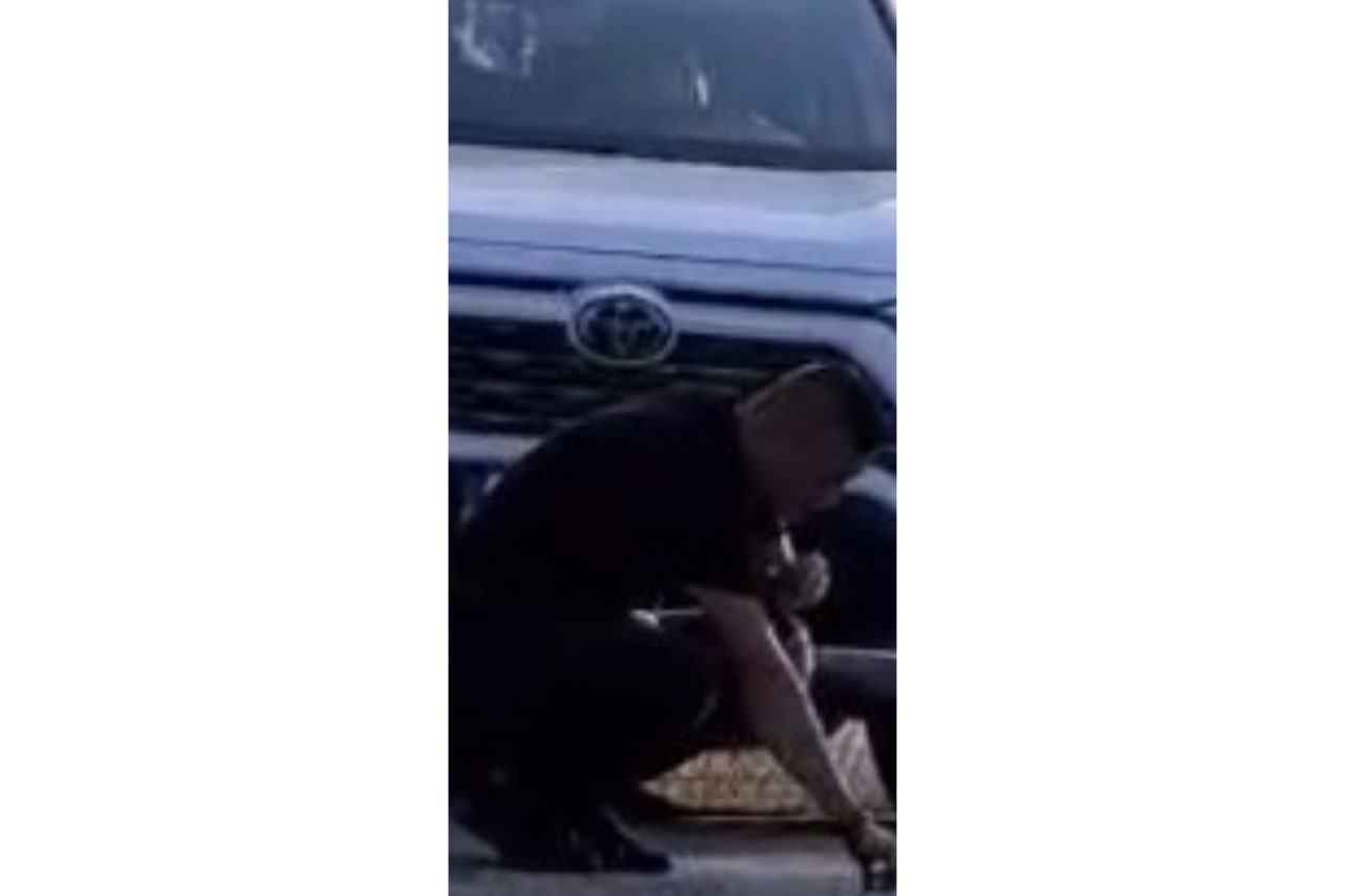 VIDEO | Metoda inedită prin care doi șoferi români i-au oprit pe cei care încercau să depășească coloana, în Vama Giurgiu