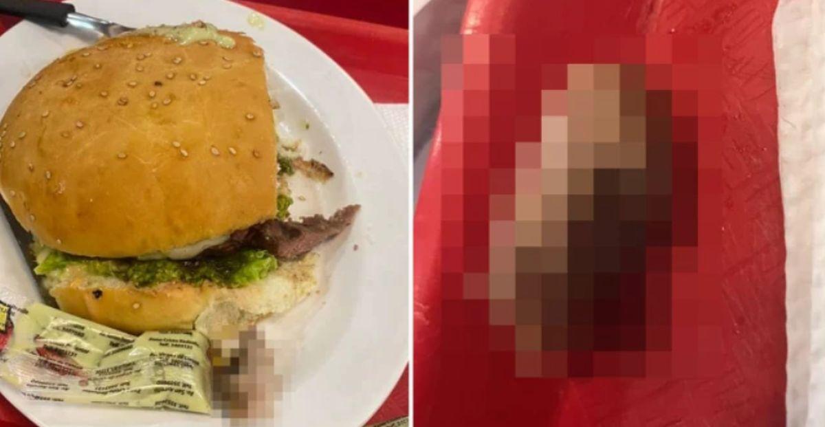VIDEO| O femeie a avut parte de o descoperire șocantă atunci când a început să mănânce dintr-un burger