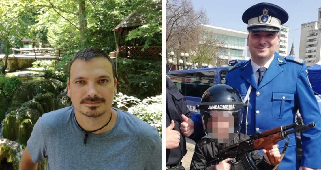 FOTO| Ștefan, un jandarm de 35 de ani, a murit pe patul de spital. Tânărul era infectat cu COVID-19