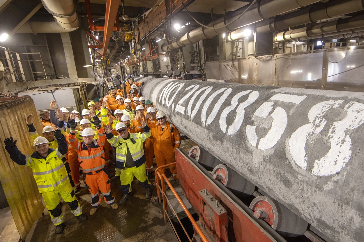 Gazprom: Lucrările de construcție la gazoductul Nord Stream 2 au fost finalizate