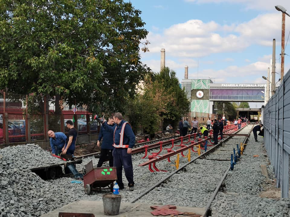 Cum arată linia care face legătura cu noua stație de metrou Tudor Arghezi (GALERIE FOTO)