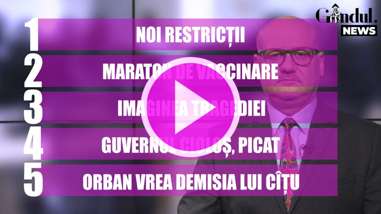 GÂNDUL NEWS. Orban îi cere demisia lui Cîțu de la șefia PNL