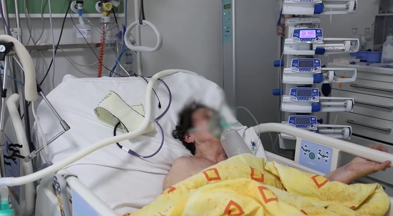 VIDEO | Mărturia cutremurătoare a unei paciente de 79 de ani, din ATI: ”Dintr-o prostie nu m-am vaccinat. Doamne, ce vremuri grele am apucat”